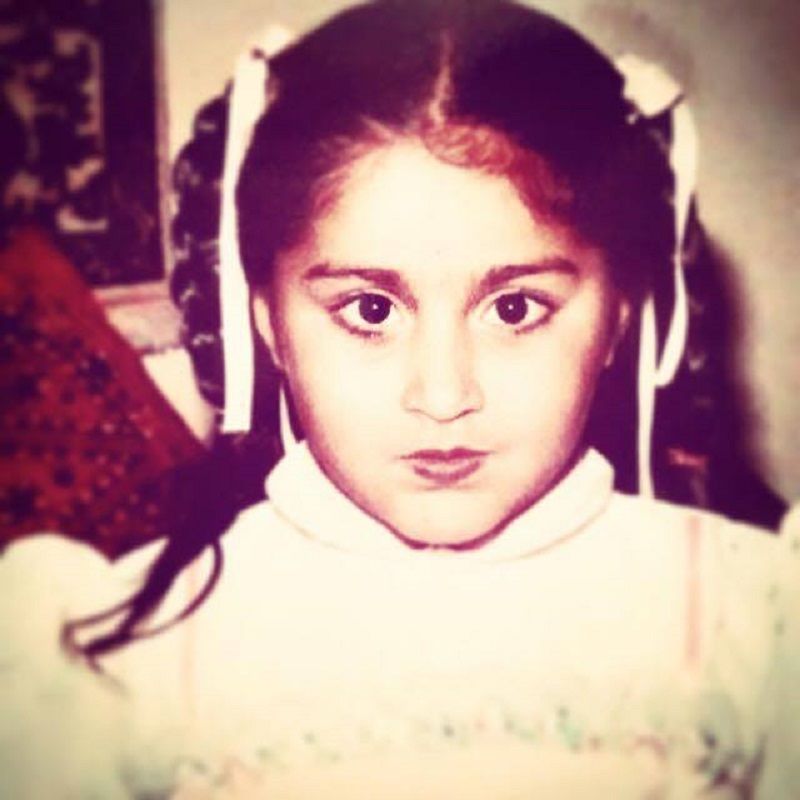 Shibani Bedi as a child