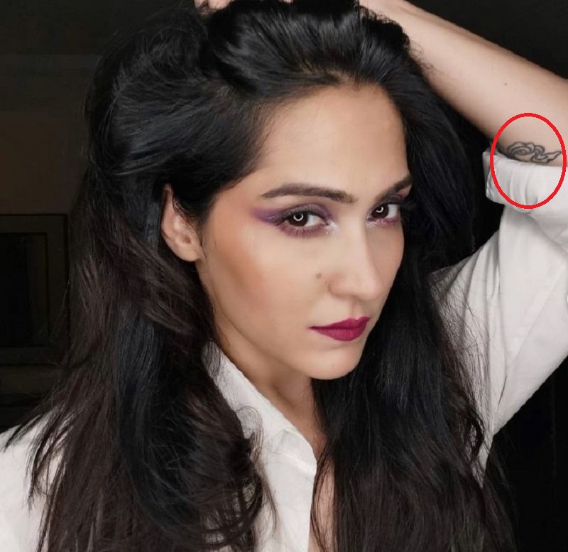 Shibani Bedi's tattoo on her right wrist