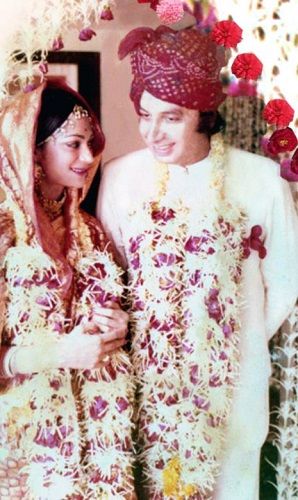 Simi Garewal's wedding picture