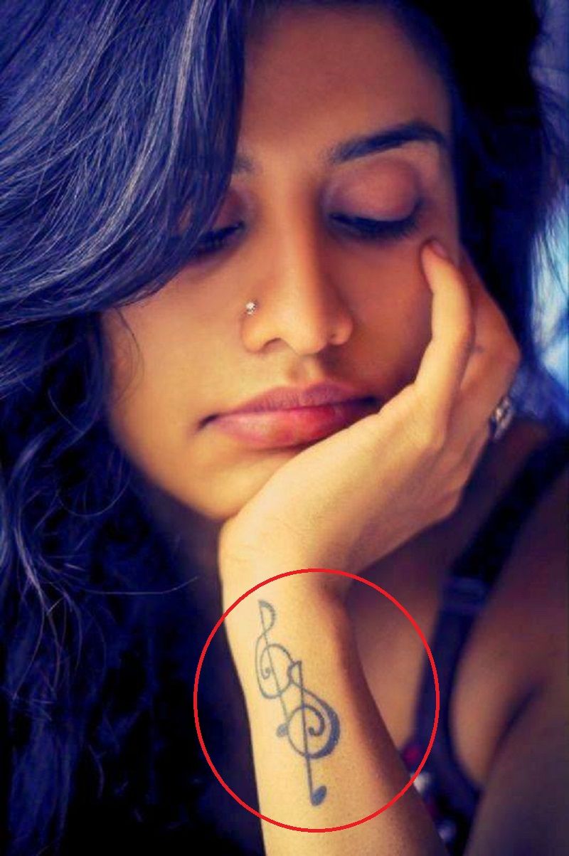 Sonal Devraj's tattoo on her hand