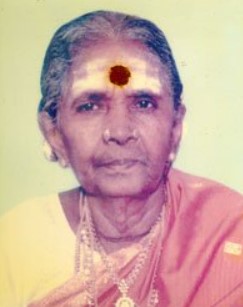 a photo of Shiva Ayyadurai's grandmother, Chinnathai