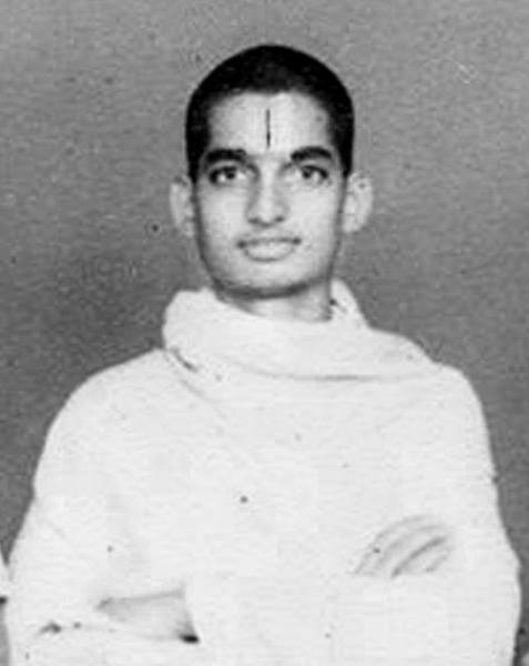 Chinna Jeeyar Swamy during his young days