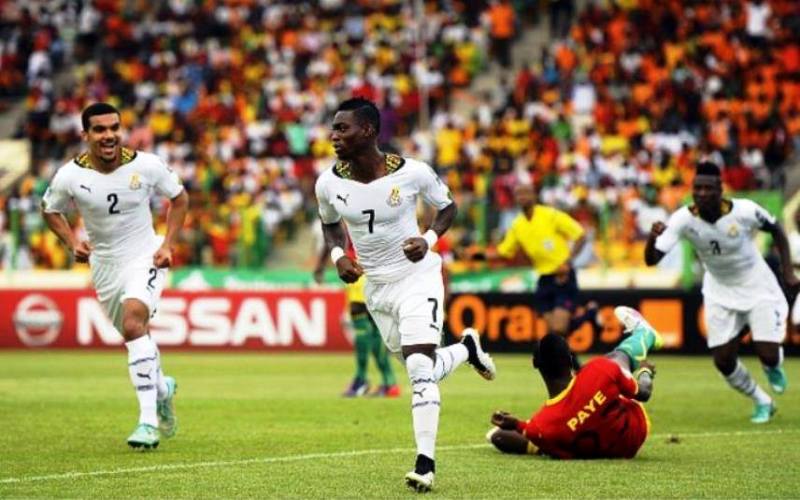 Christian Atsu during a match for Ghana