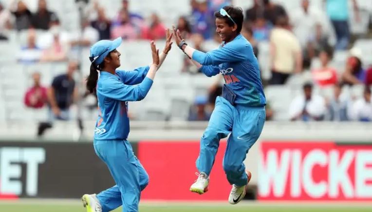 Deepti Sharma during India Women Vs. South Africa Women T20 match