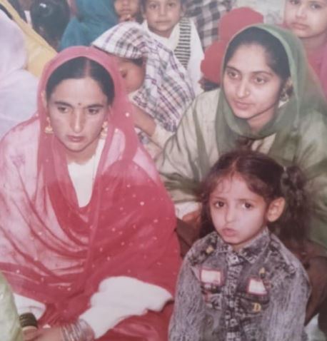 Harmanpreet Kaur's childhood picture