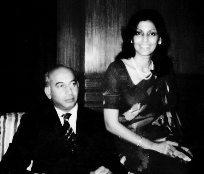 Husna Shaikh and Zulfikar Ali Bhutto