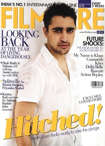 Imran Khan featured on a magazine cover
