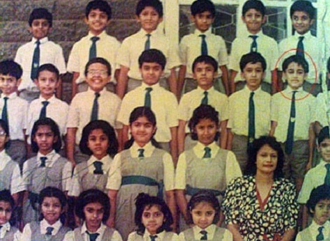 Imran Khan's class 3 group photo of Bombay Scottish School, Mumbai
