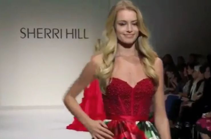 Josie Redmond during the Sherri Hill fashion show