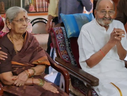 K. Viswanath with his wife