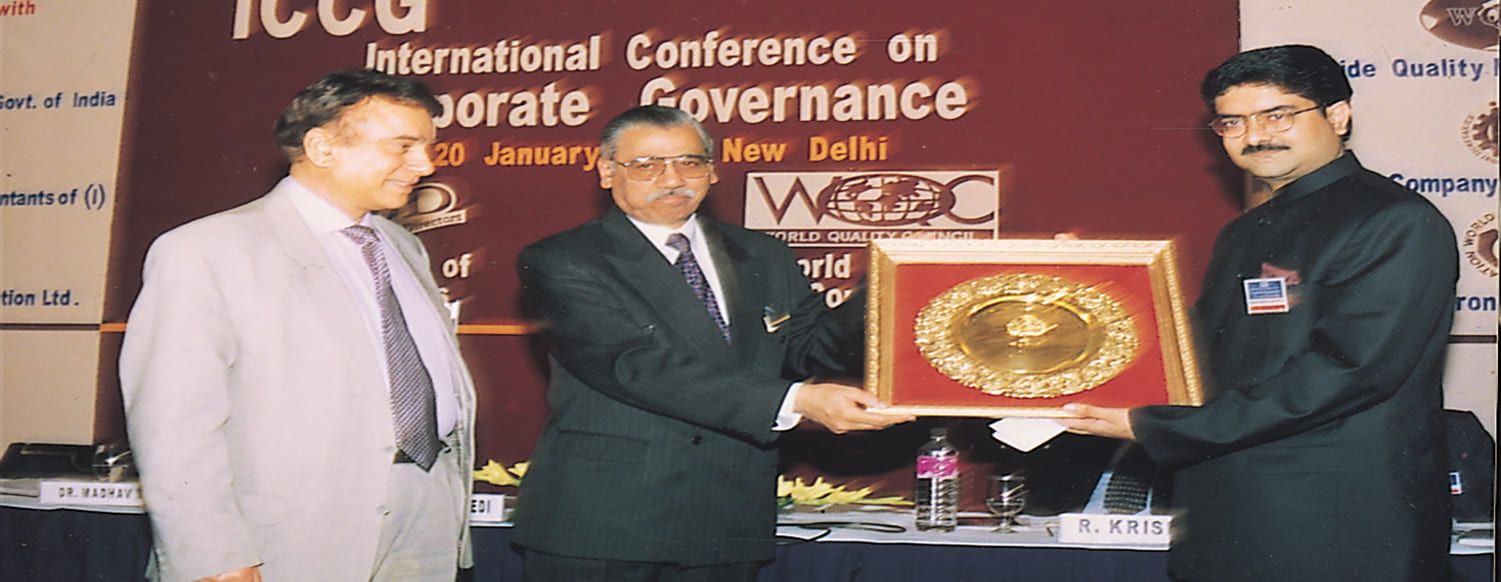 Kumar Mangalam Birla Golden Peacock National Award for Business Leadership from The Institute of Directors