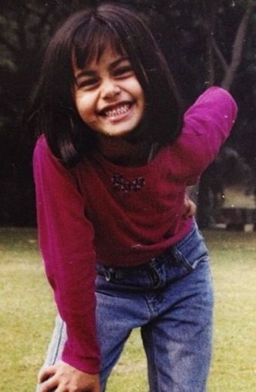 Naina Bhan in her childhood