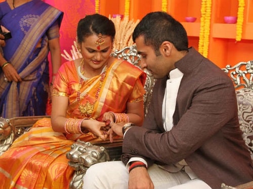 Nandha Durairaj with his wife