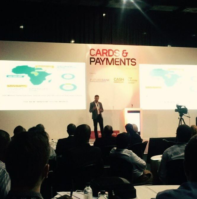 Nikhil Patel while delivering a speech about 'Rethinking the Post-Purchase Experience' at the Retail World Africa Summit in 2015