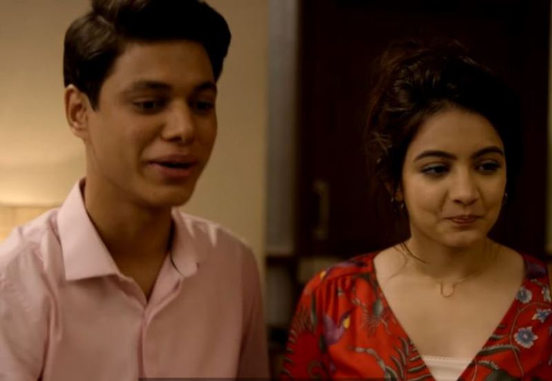 Piyush Khati (as Gopal) and Anandita Pagnis (as Jia) in a still from the series 'Mind the Malhotras' (2019)