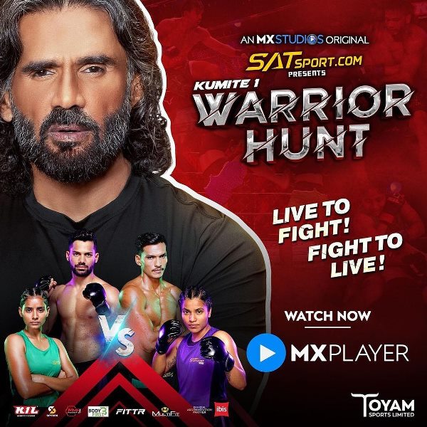 Poster of MX Player's mini-series 'Kumite 1 Warrior Hunt'