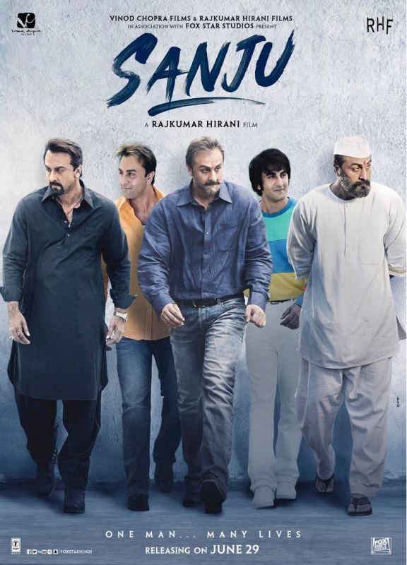 Poster of the 2018 Bollywood film 'Sanju'