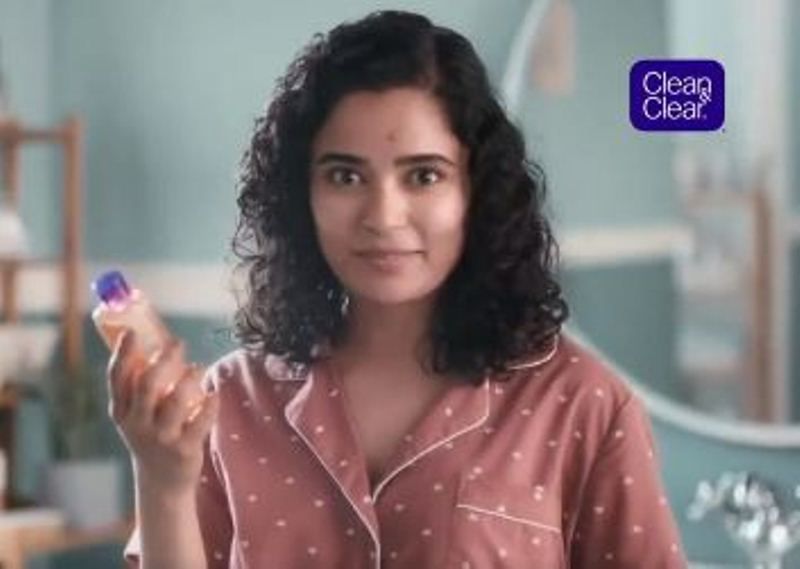 Prachi Hada in an advertisement for Clean & Clear