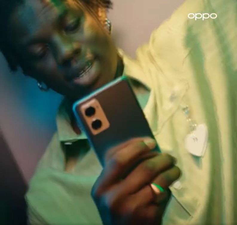 Rema in an Oppo advertisement