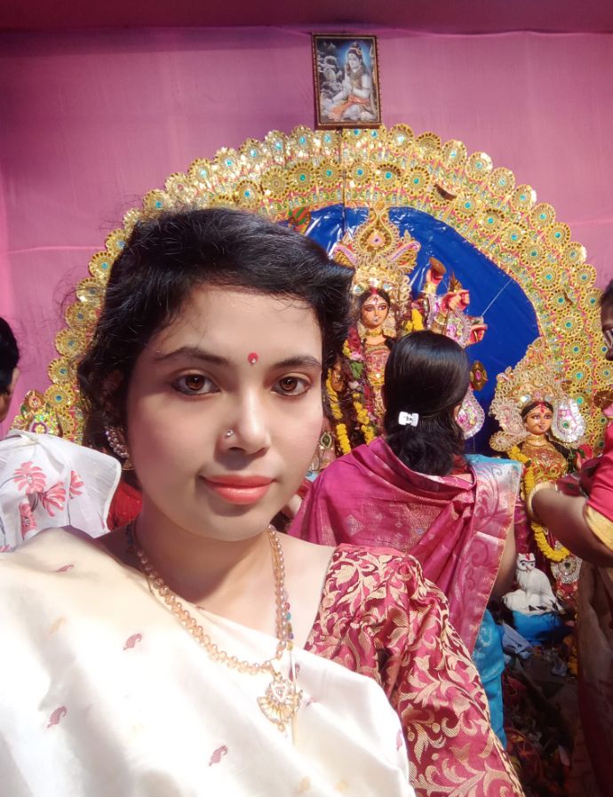Sagarika during Durga Puja Festival