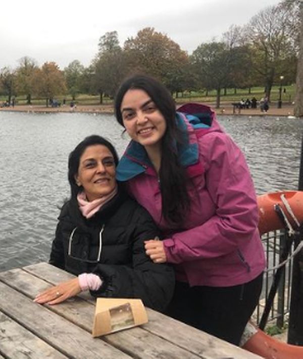 Shanelle Irani with her mother Mona Irani