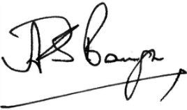 Signature of Ajay Banga
