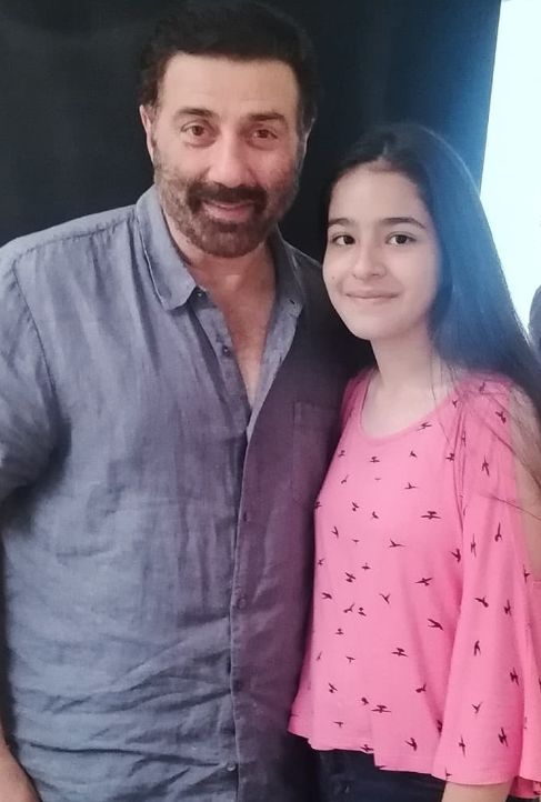 Suhani and Sunny Deol