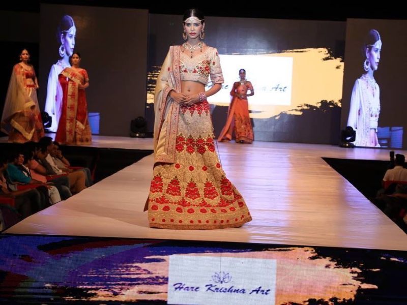 Tanu Chandel during a fashion show