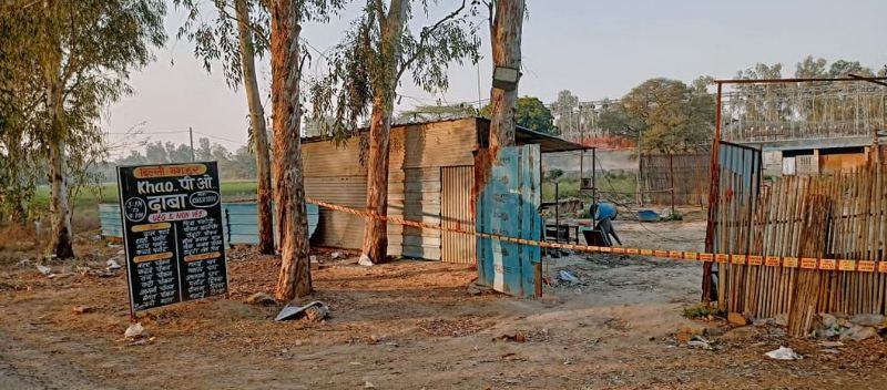The dhaba where Sahil Gahlot allegedly hid Nikki’s body in a refrigerator