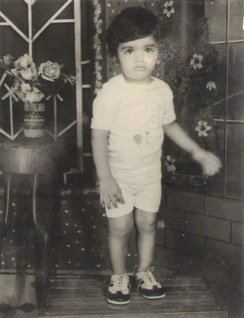 Vikas Vaibhav as a child
