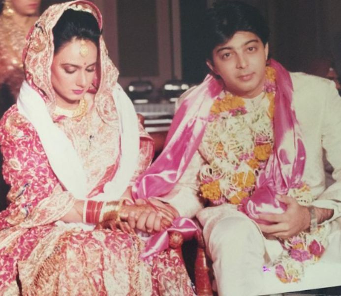Wedding picture of Jagdeep Advani and Genevieve Jaffrey