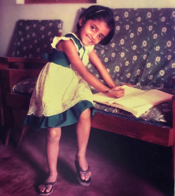 A childhood image of Kani Kusruti