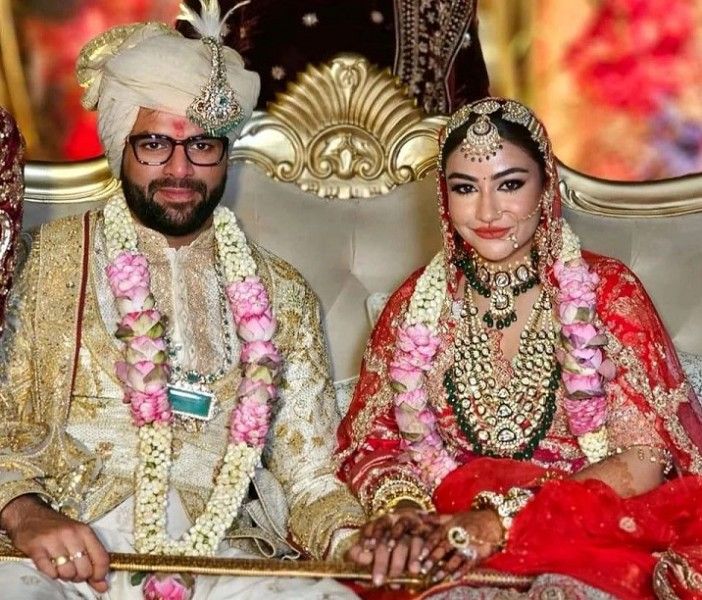 A photo of marriage of Lagan Randhawa and Digvijay Singh Chautala