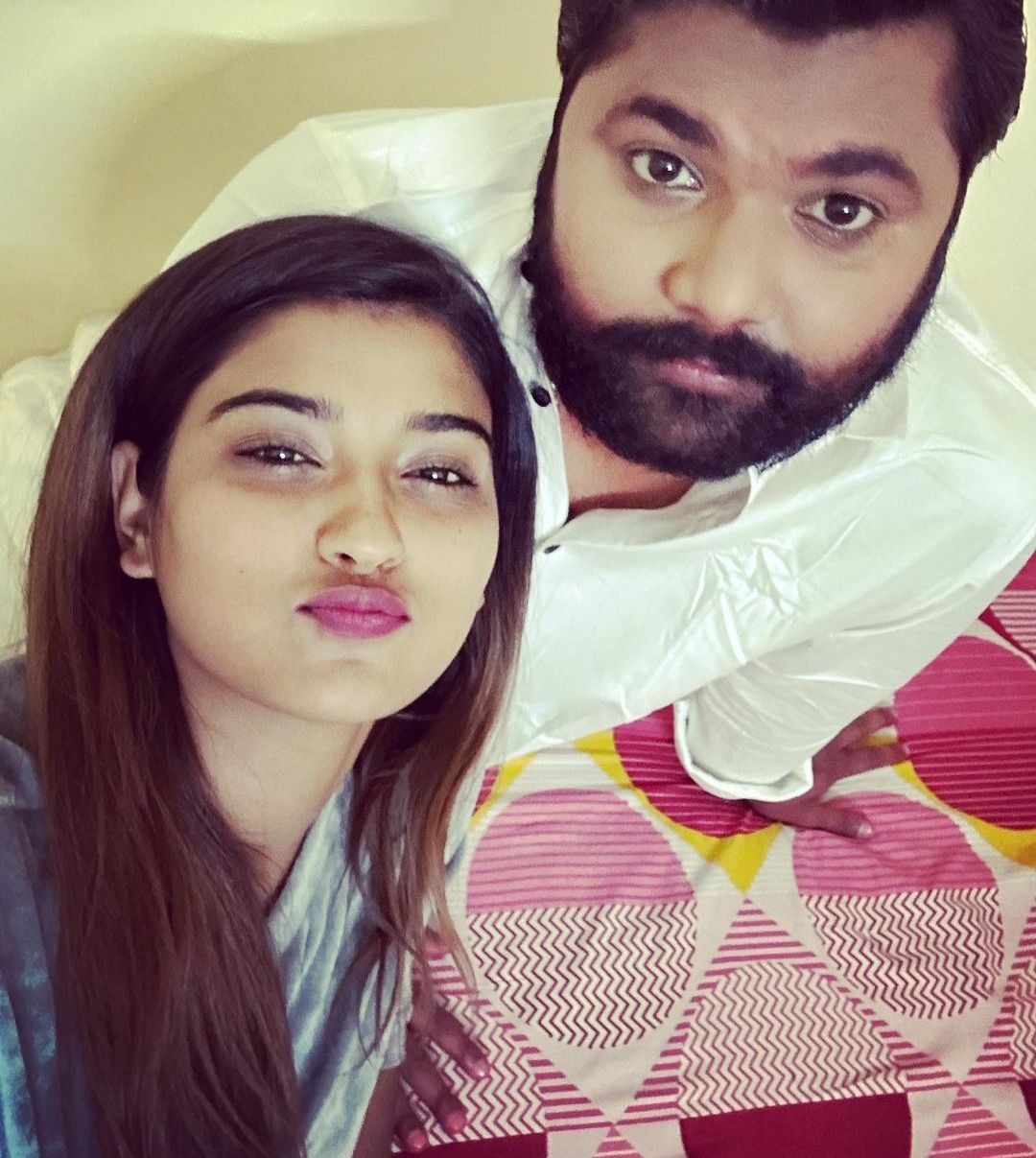 A picture of Akanksha Dubey with her boyfriend