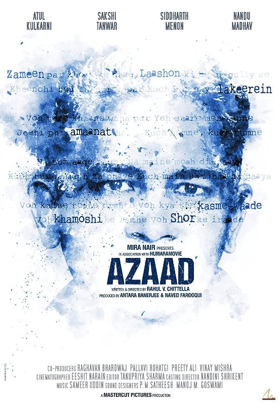 A poster of Azaad