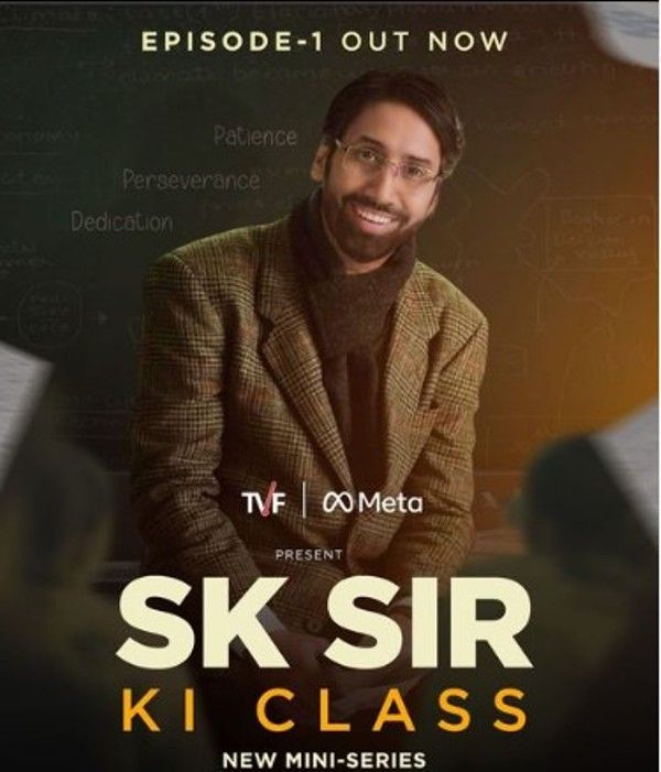 A poster of the TVF mini series SK Sir Ki Class (2023)