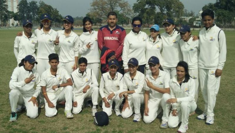 A young Tanuja Kanwar with the Himachal Pradesh U-19 team