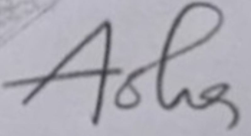 Asha Shobana (signature)
