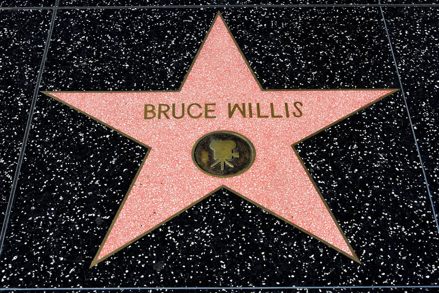 Bruce Willis on the Hollywood Walk of Fame