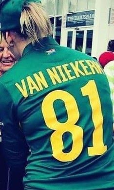 Dane van Niekerk's jersey numberDane van Niekerk's jersey number