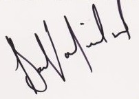 Dane van Niekerk's signature