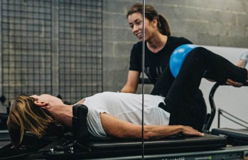 Erin Burns working at the Military Road Physiotherapy in NSW