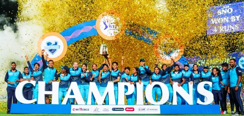 IPL Supernovas after winning the 2022 Women's T20 Challenge
