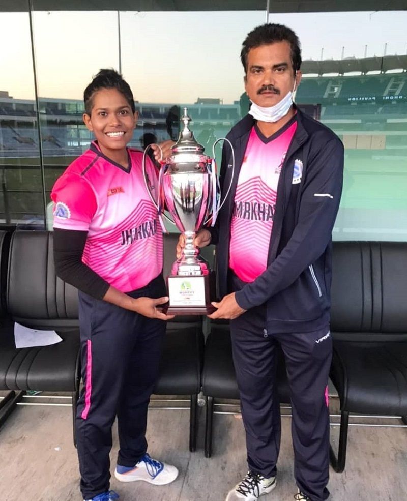 Indrani Roy's team Bakaro wins Jharkhand T20 challenger's trophy 2021