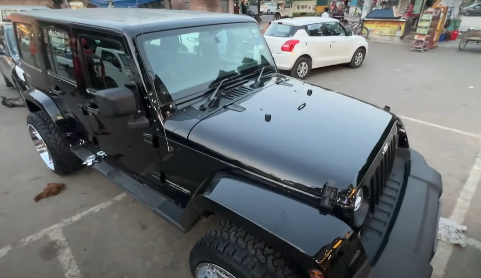 Jeep owned by the Malik Family
