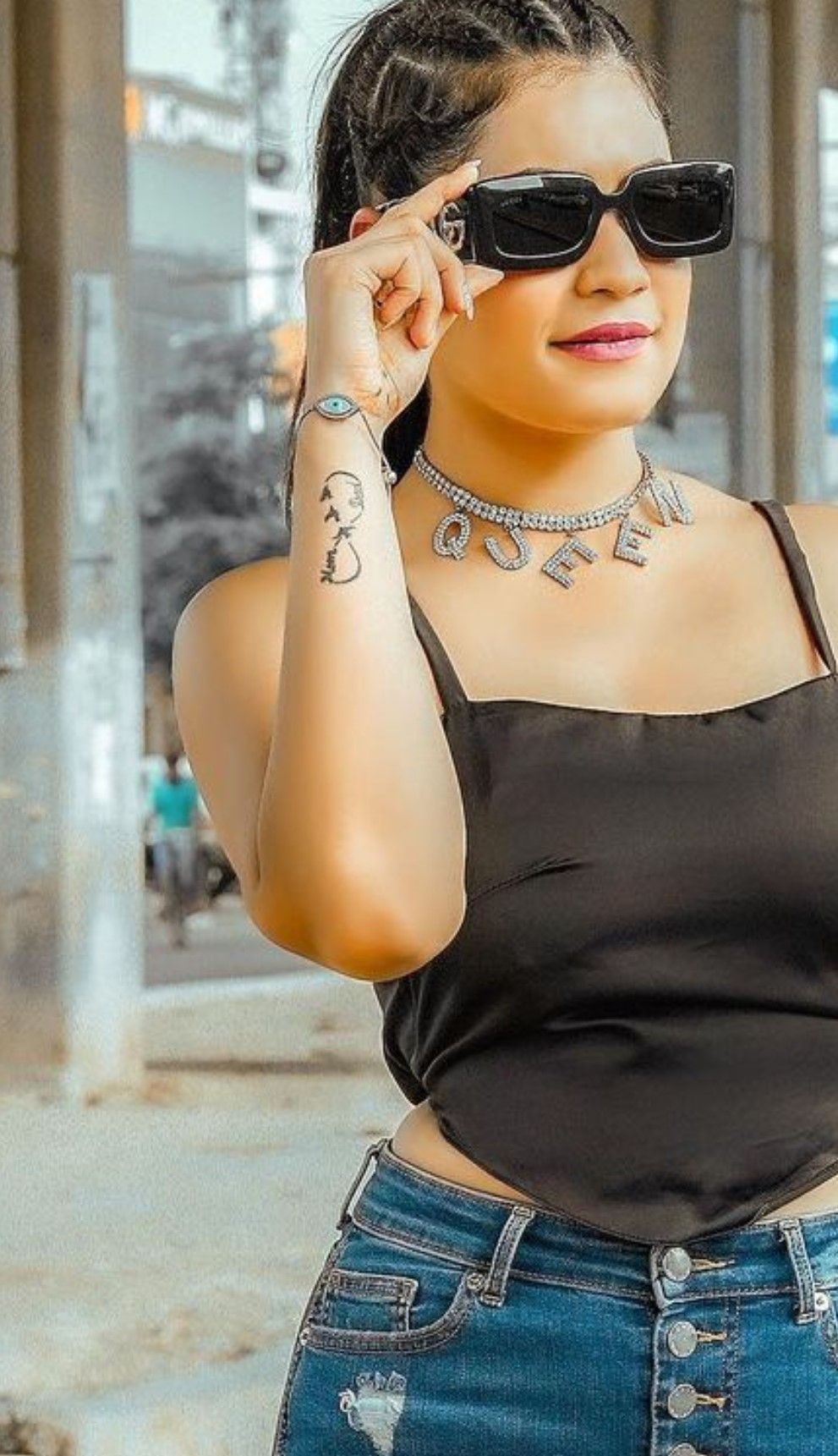 Kritika Malik's Infinity symbol tattoo