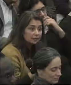 Malini Mehra at the Chatham House interaction session with Rahul Gandhi