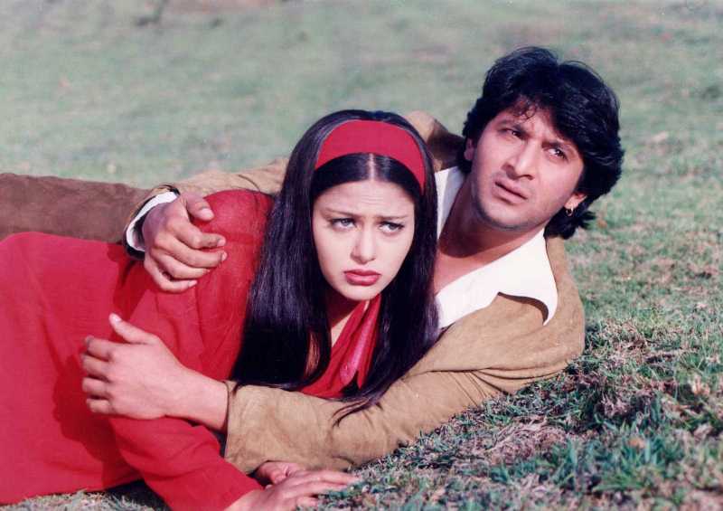 Mayuri Kango with Arshad Warsi in a still from the film 'Betaabi'