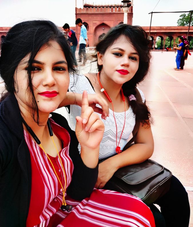 Ruchismita Guru with her sister