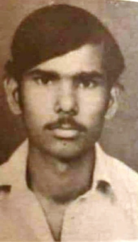 Satish Kaushik's photo taken when he was in NSD